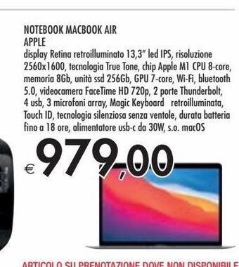 Bennet Notebook macbook air apple offerta