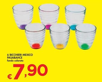 Bennet 6 bicchieri mexico pasabahce offerta
