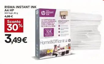 HP Risma Instant Ink A4 500 fogli, 80 g