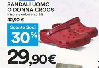 Sandali Uomo o Donna Crocs