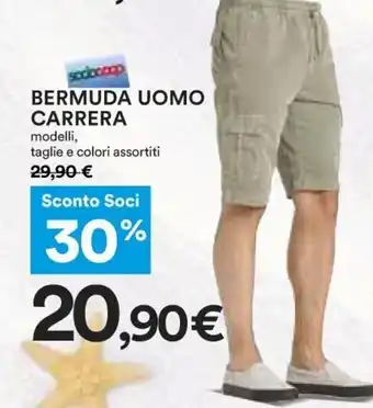 Coop Superstore Bermuda Uomo Carrera offerta