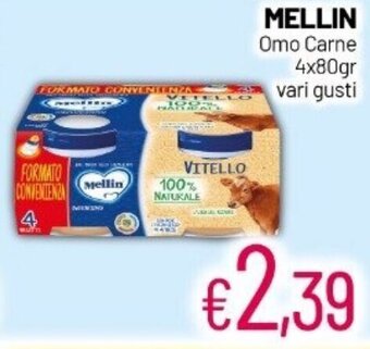 Franzy's Mellin Omo Carne 4x80gr vari gusti offerta