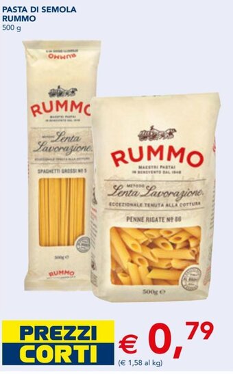 Esselunga Rummo Pasta Di Semola 500 g offerta