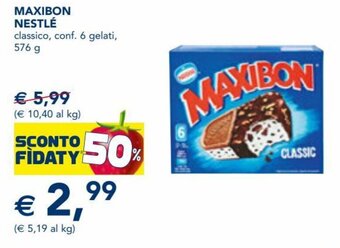 Esselunga Nestlé Maxibon classico, conf. 6 gelati, 576 g offerta