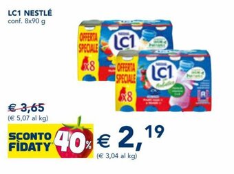 Esselunga Nestlé LC1 conf. 8x90 g offerta