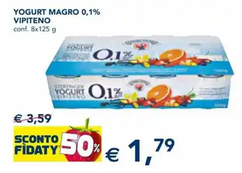 Esselunga Vipiteno Yogurt Magro 0,1% conf. 8x125 g offerta