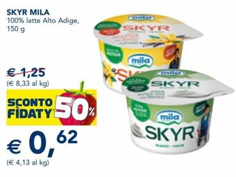 Esselunga Mila Skyr 100% latte Alto Adige, 150 g offerta