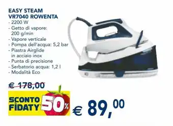 Esselunga Rowenta VR7040 Easy Steam offerta