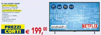 Esselunga Sunny SN49F Tv Led offerta