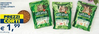 Esselunga Ultima Affinity Crocchette per Gatti 500 g offerta