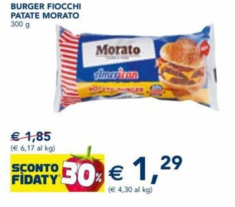 Esselunga Morato Burger Fiocchi Patate 300 g offerta