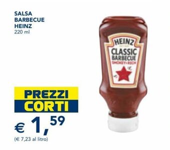 Esselunga Heinz Salsa Barbecue 220 ml offerta