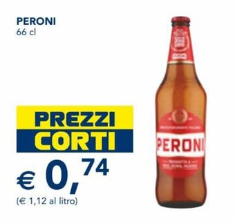 Esselunga Peroni 66 cl offerta