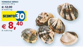 Esselunga Vongole Veraci 500 g offerta