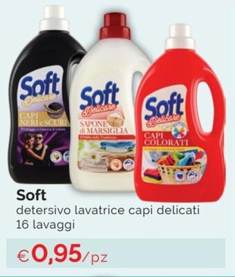 Prodet Soft detersivo lavatrice capi delicati 16 lavaggi offerta