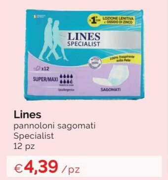Prodet Lines pannoloni sagomati Specialist 12 pz offerta