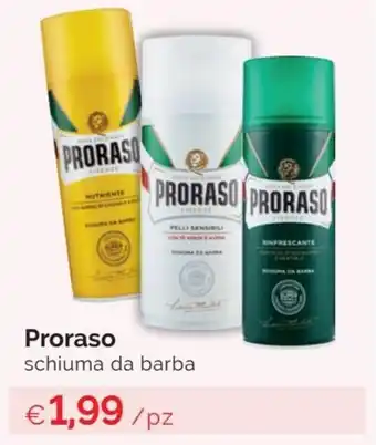 Proraso schiuma da barba