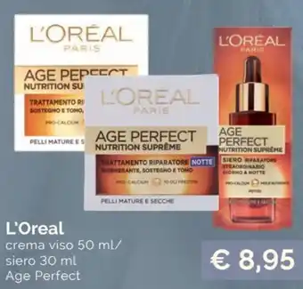 L'Oréal crema viso 50 ml/siero 30 ml Age Perfect