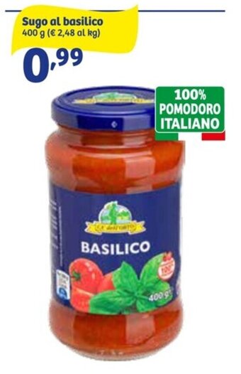 Sugo al basilico 400 g