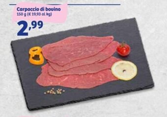 Carpaccio di bovino 150 g