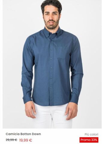 Cotton & Silk Camicia manica lunga offerta