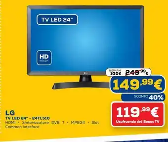 Lg tv led 24"
