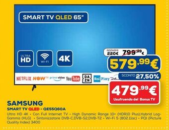 Euronics Samsung smart tv oled offerta
