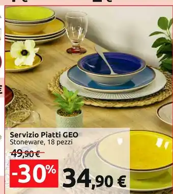 Carrefour Iper Servizio piatti geo offerta