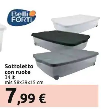 Carrefour Iper Sottoletto con ruote offerta