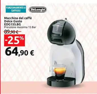 Macchina del caffè dolce gusto edg155.bg