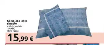 Completo letto singolo