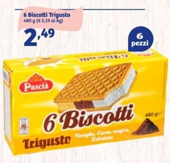 In'S Mercato 6 Biscotti Trigusto 480 g offerta