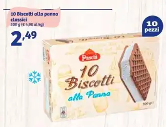 In'S Mercato 10 Biscotti alla panna classici 500 g offerta