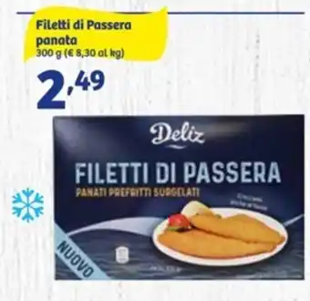 Filetti di Passera panata 300 g