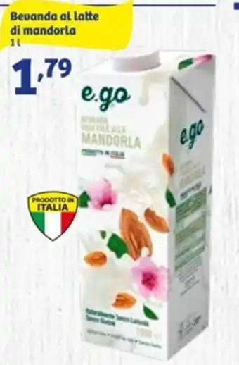 Bevanda al latte di mandorla 1 l