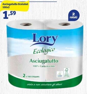Asciugatutto Ecolabel 100x2