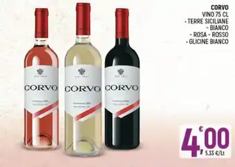 Corvo Vino 75 cl Terre Siciliane Blanco Rosa - Rosso - Glicine Blanco