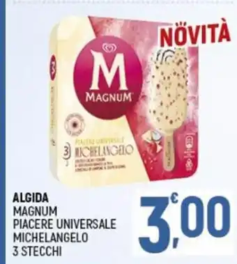 Ottimo Market Algida Magnum Piacere Universale Michelangelo 3 Stecchi offerta