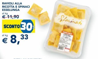 Esselunga Ravioli Alla Ricotta E Spinaci Esselunga offerta