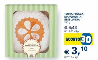 Esselunga Torta Fresca Margherita Esselunga 340 g offerta