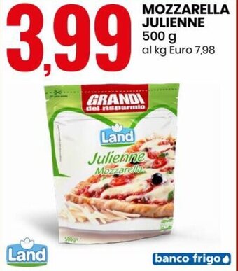 Eurospin Land Mozzarella Julienne 500 g offerta