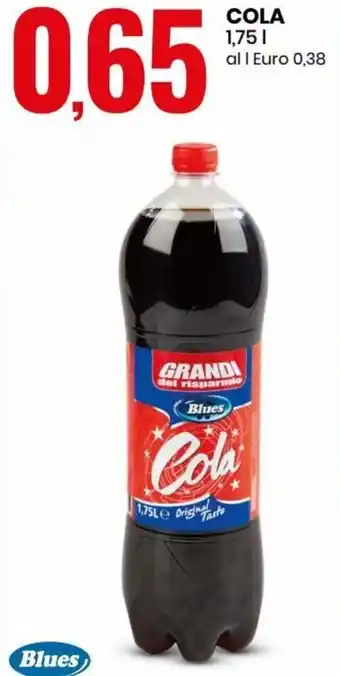 Eurospin Blues Cola 1,75 l offerta