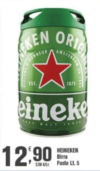 Conté Supermercati Heineken Birra Fusto lt. 5 offerta