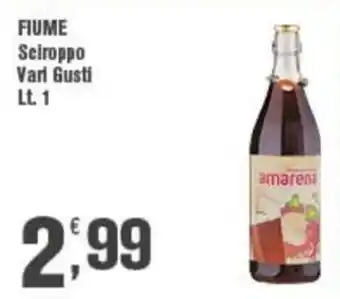 Conté Supermercati Fiume Sciroppo vari gusti lt. 1 offerta
