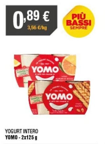 Poli Yomo Yogurt Intero 2x125 g offerta