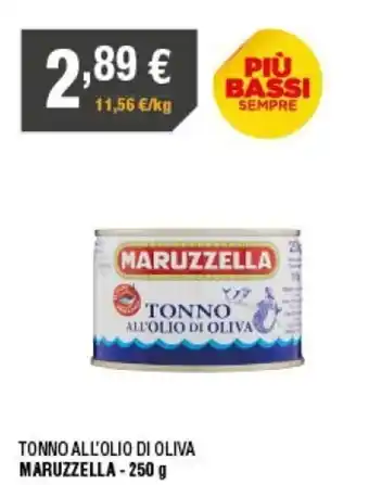 Poli Maruzzella Tonno All'Olio di Oliva 250 g offerta