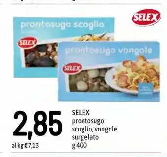 Famila Selex prontosugo scoglio, vongole surgelato g400 offerta