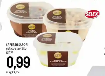 Famila Saper di Sapori Gelato Assortiti g 200 offerta