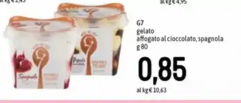 Famila G7 Gelato Affogato Al Cioccolato, Spagnola g 80 offerta
