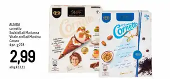 Famila Algida Cornetto Sud Stellati Marianna Vitale, Stellati Martina Caruso 4 pz - g 228 offerta